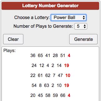 3 digit number generator lottery